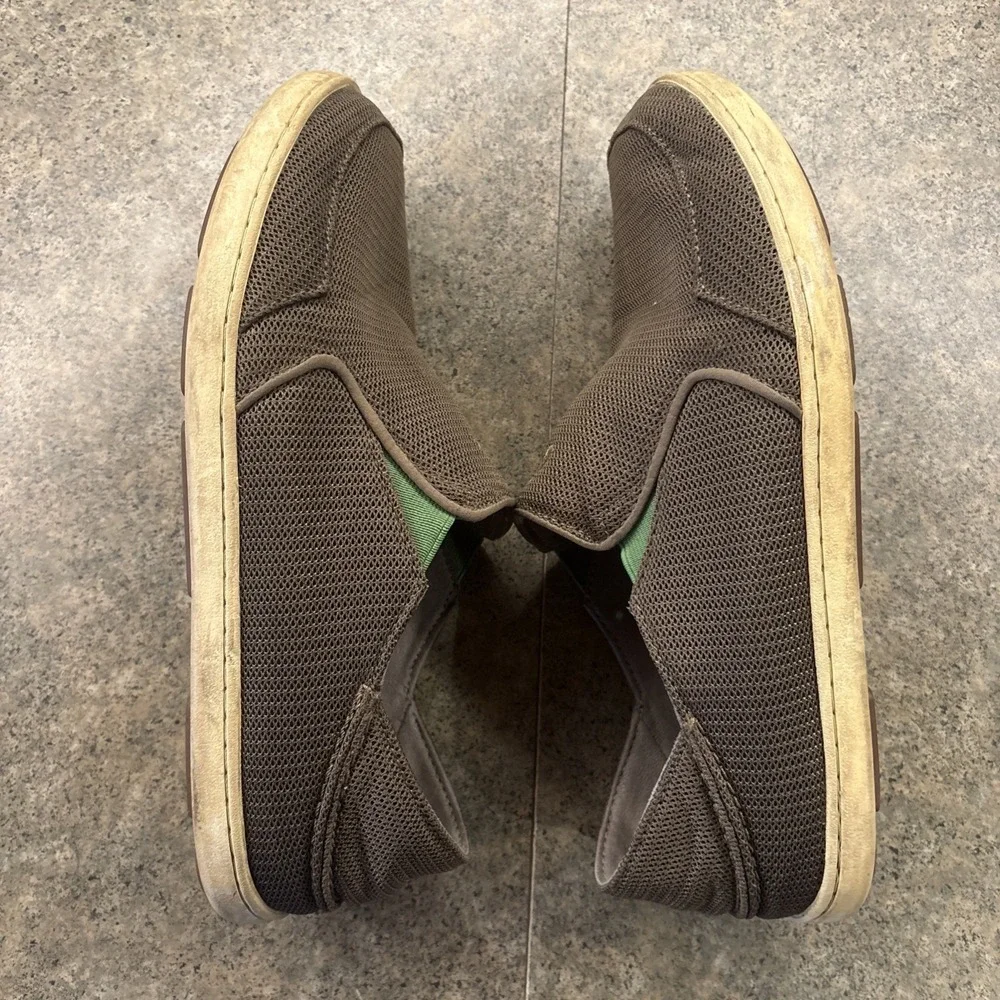 OluKai Men's Nohea Mesh Brown slip-on shoes Men's Sz 9 Good‎ Condition